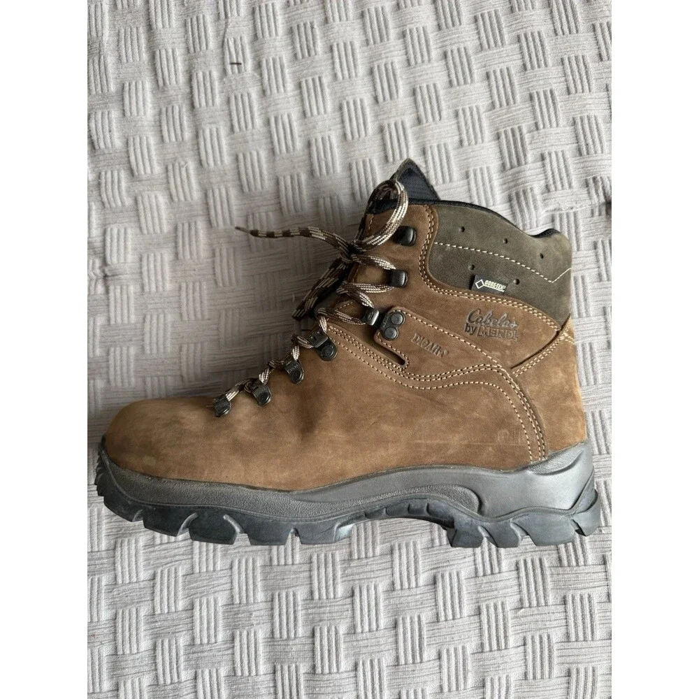Cabelas by Meindl Gore-Tex Boots Mens 11.5 EE Wide Leather Hiking Germany
